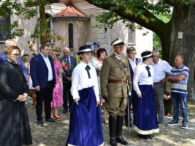 15 sierpnia 2024 r. w Łagowie obchodzono wspólnie Święto Wojska Polskiego i Wniebowzięcie NMP (Matki Bożej Zielnej)