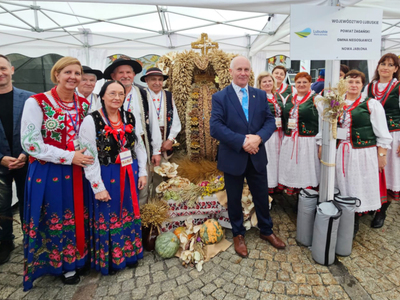 Zbigniew Kołodziej podczas Dożynek Prezydenckich