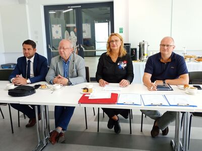 Spotkanie Radnych Województwa Lubuskiego w Parku Technologii Kosmicznych w Zielonej Górze - Nowym Kisielinie - 25 września 2024 r.