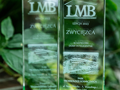 Park Technologii Kosmicznych, którego inwestorem jest Urząd Marszałkowski Województwa Lubuskiego, zdobył tytuł  Lubuskiego Mistera Budowy w kategorii „Domy inteligentne”