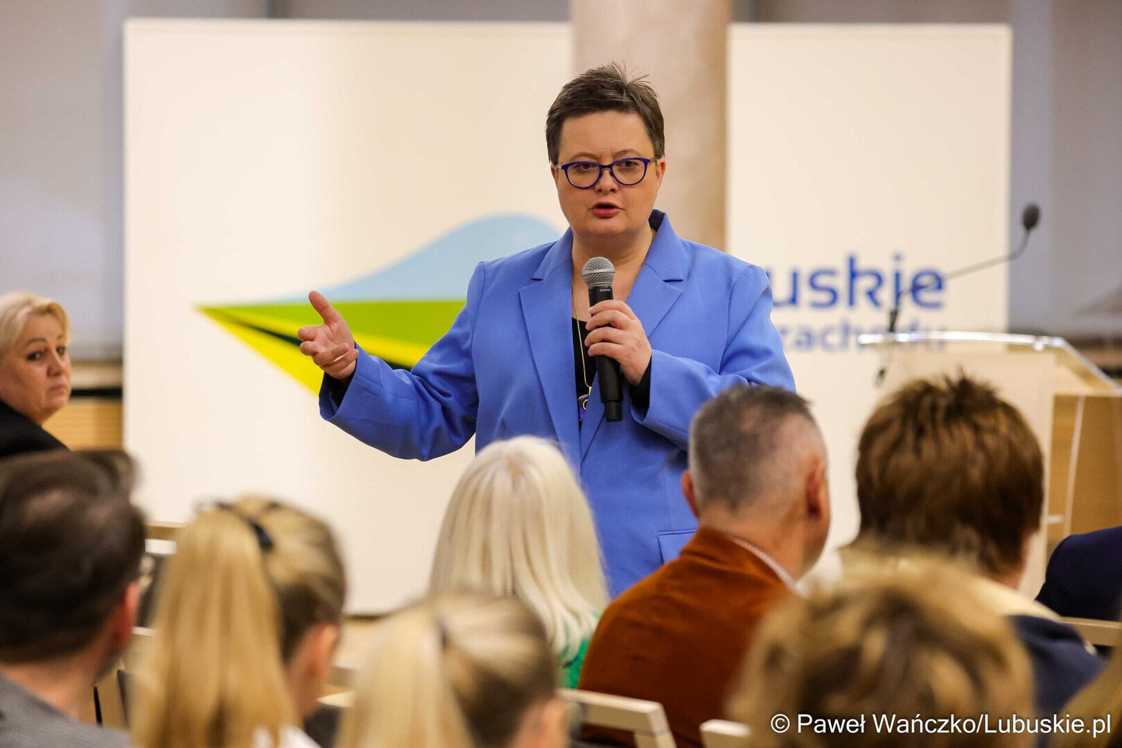 Wiceminister edukacji Katarzyna Lubnauer, w Urzędzie Marszałkowskim w Zielonej Górze, uczestniczyła w spotkaniu z dyrektorami lubuskich szkół i placówek oświatowych