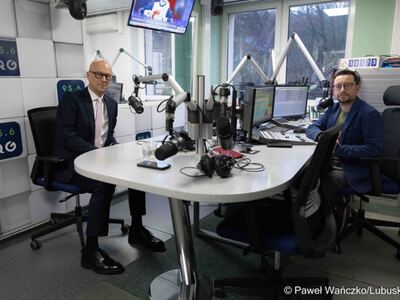 Marszałek Marcin Jabłoński w Radiu Gorzów