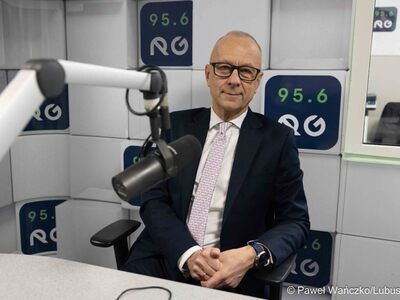 Marszałek Marcin Jabłoński w Radiu Gorzów
