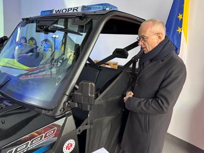 Marszałek Marcin Jabłoński spotkał się z Robertem Fredrychem - Prezesem WOPR Województwa Lubuskiego 