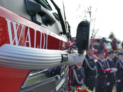 Ochotnicza Straż Pożarna Łysiny-Wygnańczyce ma nowy wóz, fot. Urząd Miasta i Gminy Wschowa  
