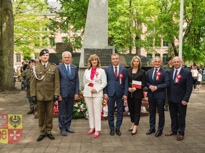 Obchody 3 Maja w Świebodzinie, fot. Starostwo Powiatowe w Świebodzinie  