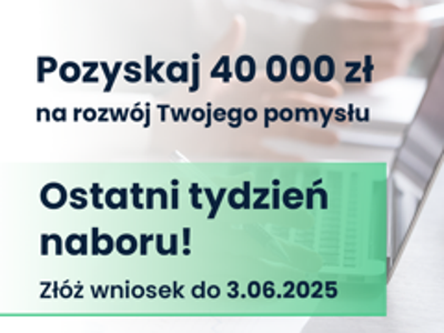 plakat z napisem ostatnie dni naboru