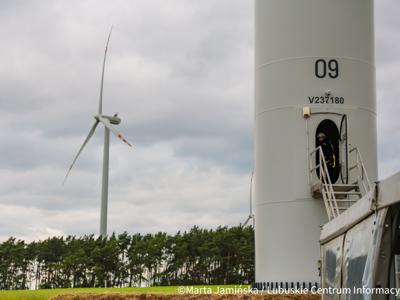 Wizyta studyjna na farmie wiatrowej w Górzycy