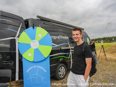 Wizyta studyjna na farmie wiatrowej w Górzycy
