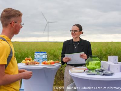 Wizyta studyjna na farmie wiatrowej w Górzycy