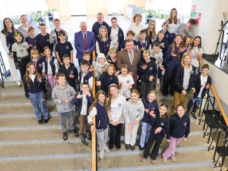 Wizyta uczniów z Niepublicznej Szkoły Podstawowej Pro Novo w Bogaczowie